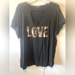 Keyhole Love Torrid Shirt, size 3X